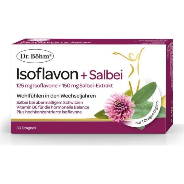 Dr. Böhm isoflavone + sage dragees, 30 pieces