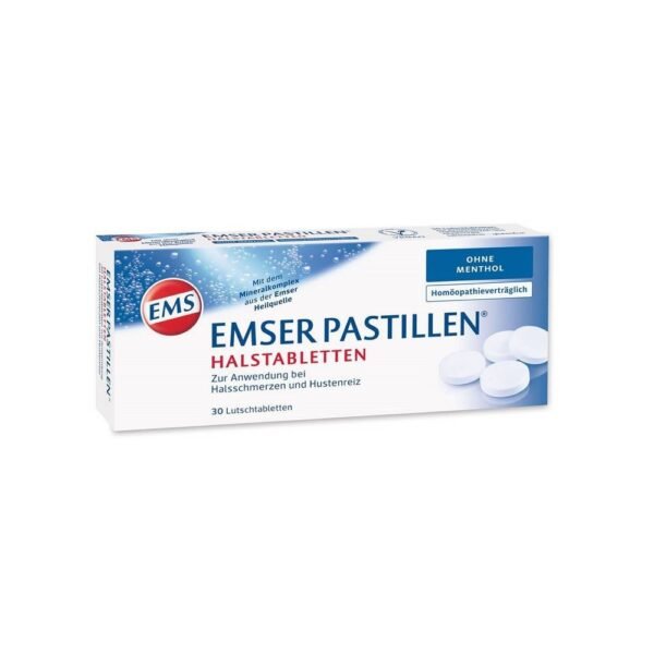 Emser Pastillen ohne Menthol, 30 Stück,Emser pastilles without menthol