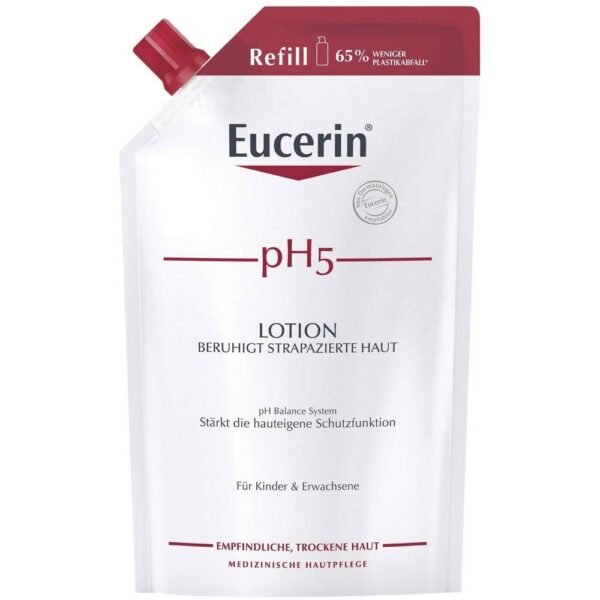 Eucerin pH5 lotion refill bag, 400ml, Eucerin pH5 Lotion Nachfüllbeutel, 400ml