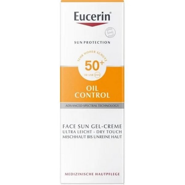 Eucerin Sun Oil Control Gel-Cream SPF 50+ 50 ml, Eucerin Sun Oil Control Gel-Creme LSF 50+ 50 ml