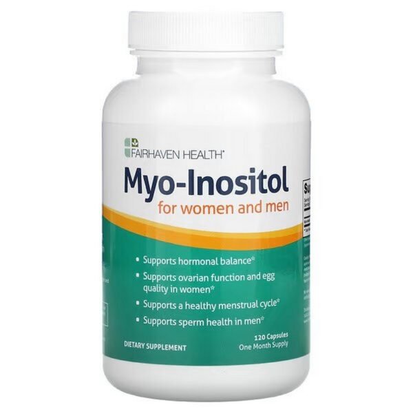Fairhaven Health, Myo-Inositol, for Women and Men, 120 Capsules,Fairhaven Health, Myo-Inositol, für Frauen und Männer, 120 Kapseln
