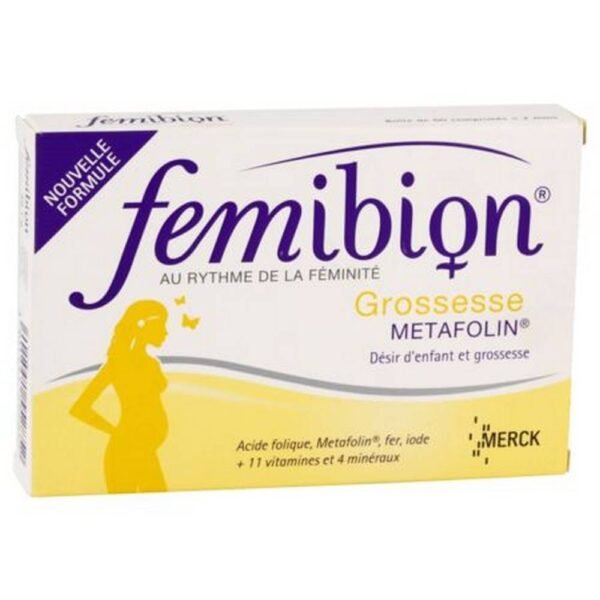 Femibion Pregnancy Metafolin - Desire for a child and pregnancy, 60, Femibion Grossesse Metafolin - Désir d'enfant et grossesse
