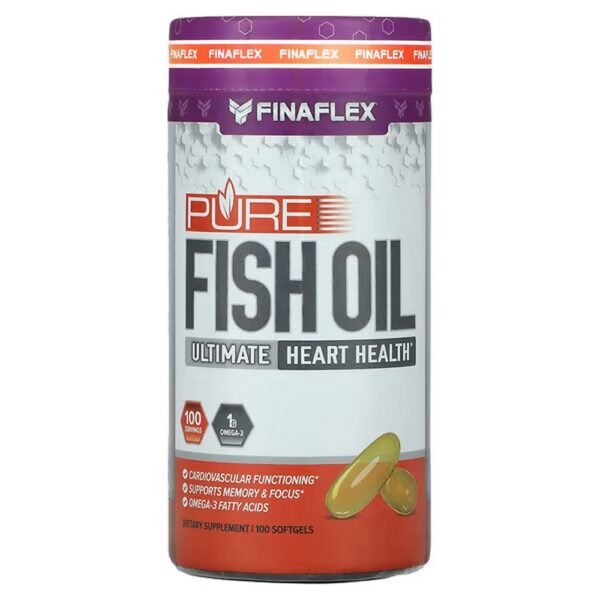 Finaflex, pure fish oil, 100 soft capsules,Finaflex, Reines Fischöl, 100 Weichkapseln