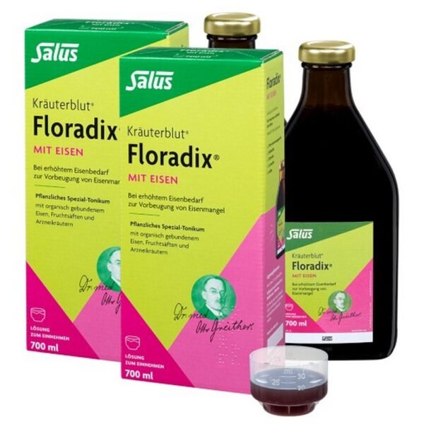 FLORADIX with iron oral solution 2x700 ml, FLORADIX mit Eisen Lösung zum Einnehmen 2x700 ml