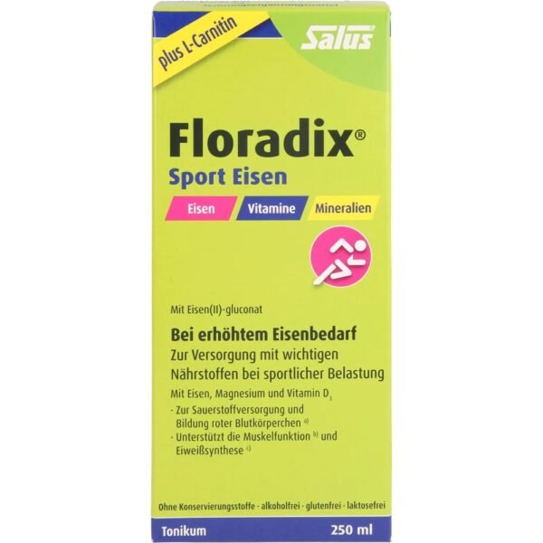 FLORADIX Sport Iron Tonic 250 ml, FLORADIX Sport Eisentonikum 250 ml