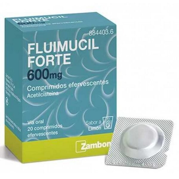 Fluimucil Forte 600 MG 20 Effervescent Tablets
