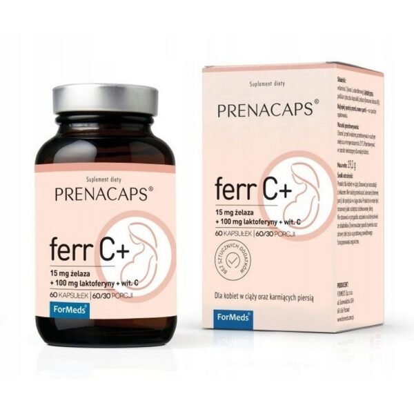 ForMeds,PRENACAPS FERR C PLUS lactoferrin iron,PRENACAPS FERR C PLUS laktoferyna żelazo