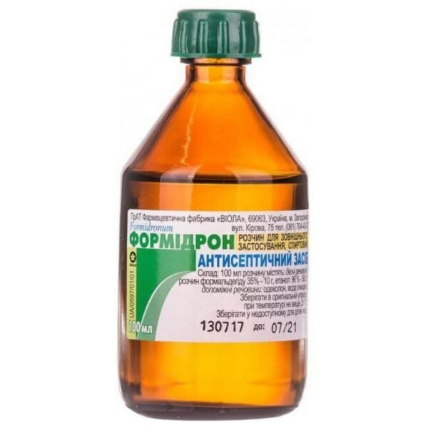 Formidron solution alcohol. d/ext. approx. fl. 100 ml