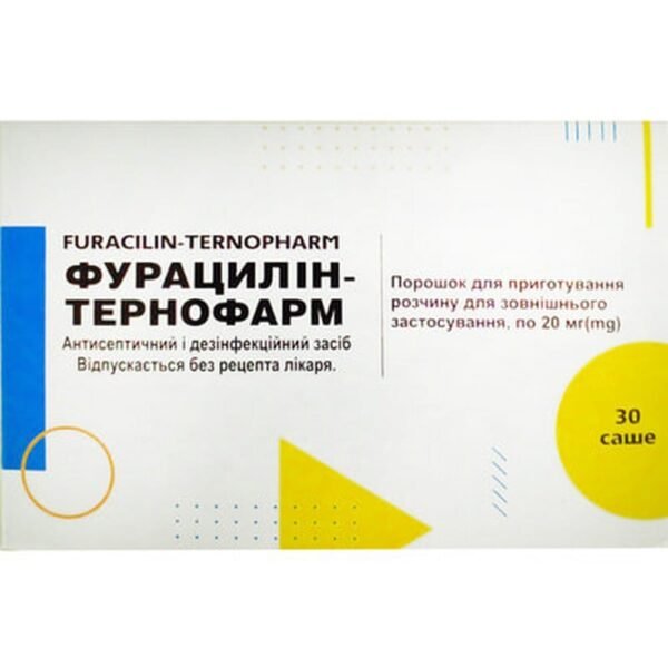 Furacilin-Ternopharm por. d/p solution for external approx. 20 mg sachet 0.94 g, 30