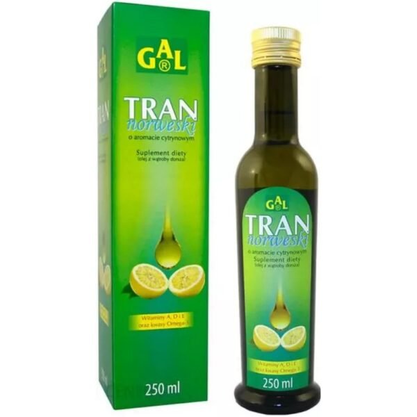Gal Norwegian Cod liver oil with lemon flavor 250ml