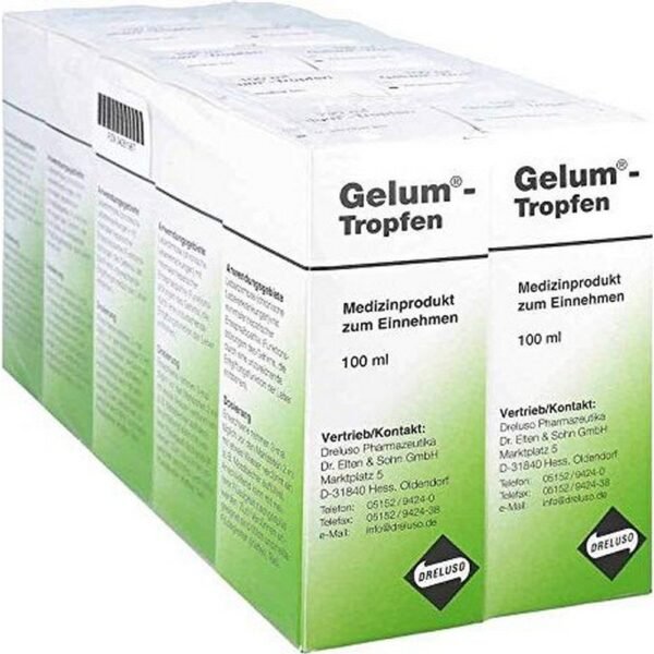 Gelum drops, 1000ml (10x 100ml)