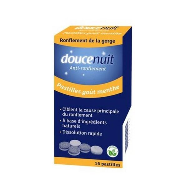Gentle anti-snoring night mint, 16, Douce nuit anti-ronflement menthe