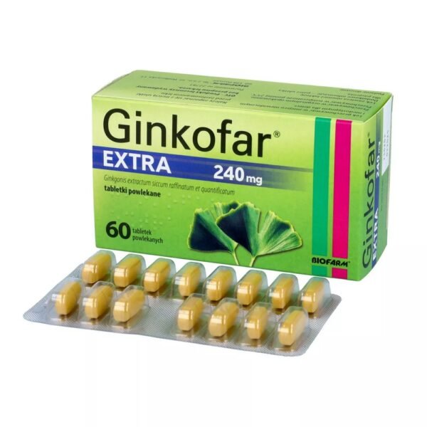 Biofarm Sp. z o.o.,ginkofar-extra-240mg-60-tablets,Ginkofar Extra 240mg 60 tabl
