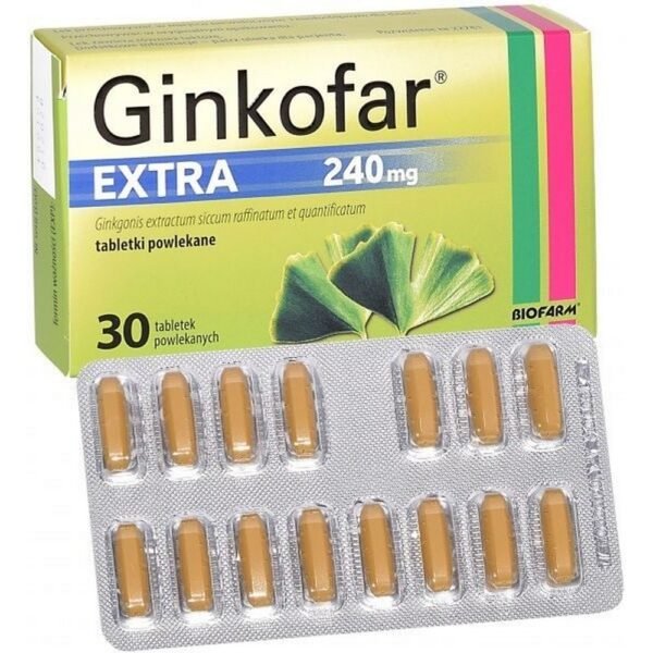 Biofarm Sp. z o.o.,Ginkofar Extra 30 tablets,Ginkofar Extra 30 tabl.