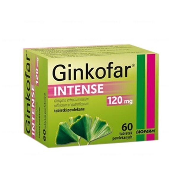 Biofarm Sp. z o.o.,Ginkofar Intense 60 tablets,Ginkofar Intense 60 tabl.