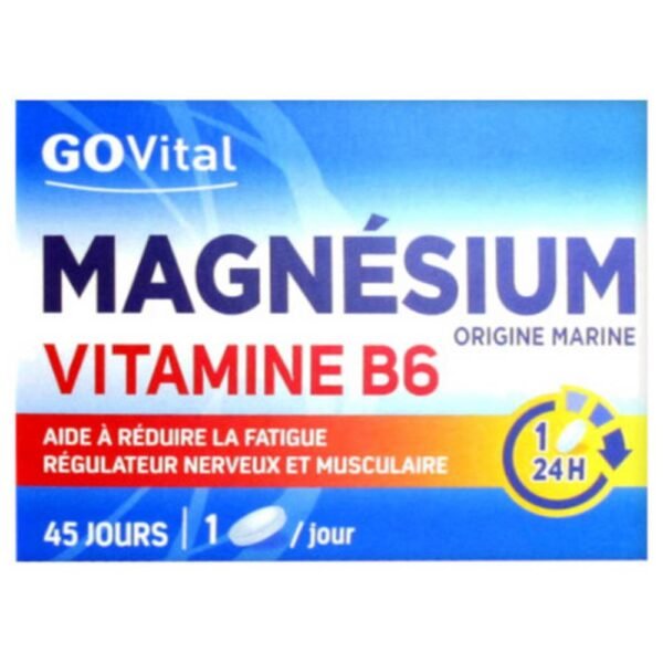 Govital Magnesium Vitamin B6, 45, Govital Magnésium Vitamine B6