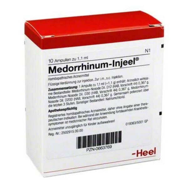 Heel Medorrhinum-Injeel ampoules, 10 pieces