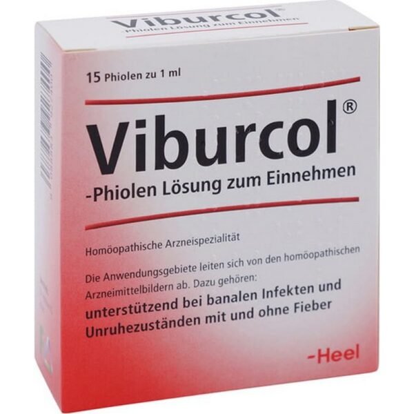 Heel Viburcol vials, 15 pieces