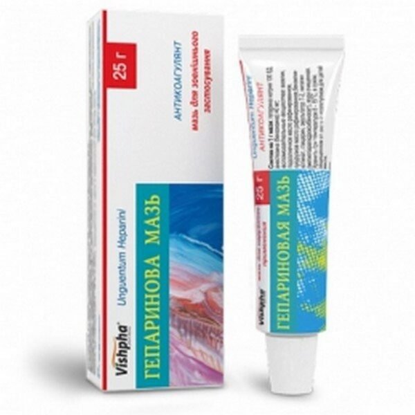 Heparin ointment tube 25 g