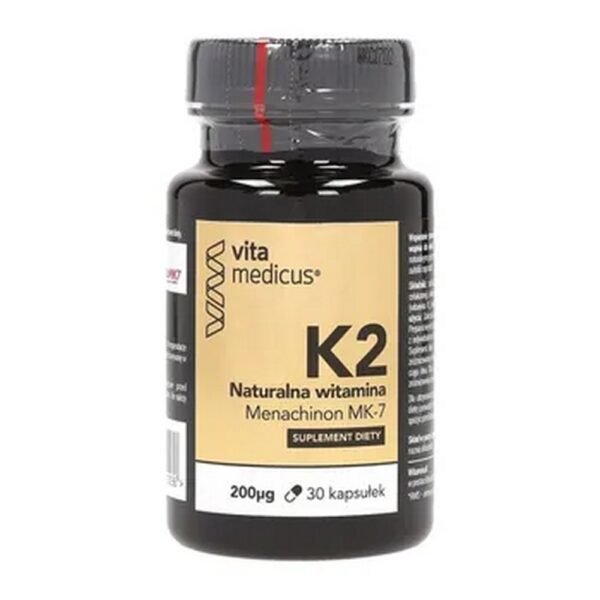 Herbamedicus Natural Vitamin K2 Menaquinone MK-7 30 caps.