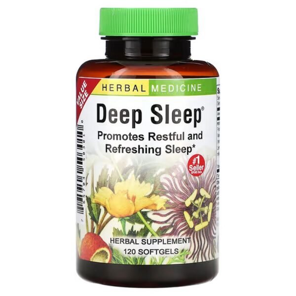 Herbs Etc., Deep Sleep, sleeping aid, 120 soft capsules with quick action,Herbs Etc., Deep Sleep, Schlafmittel, 120 Weichkapseln mit schneller Wirkung