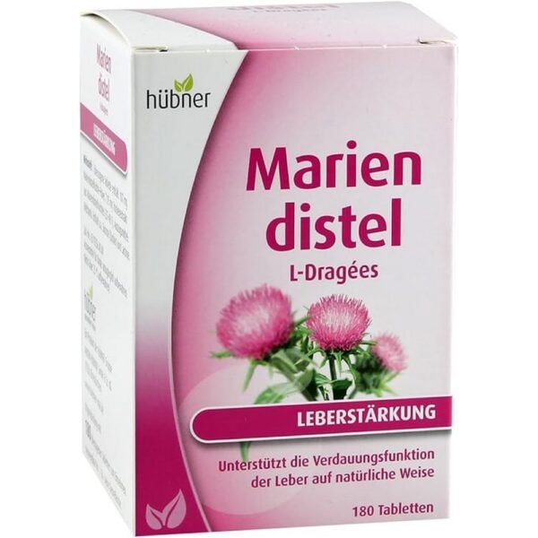 Hübner milk thistle L-dragées, 180 tablets,Hübner ostropest plamisty L-dragées, 180 tabletek