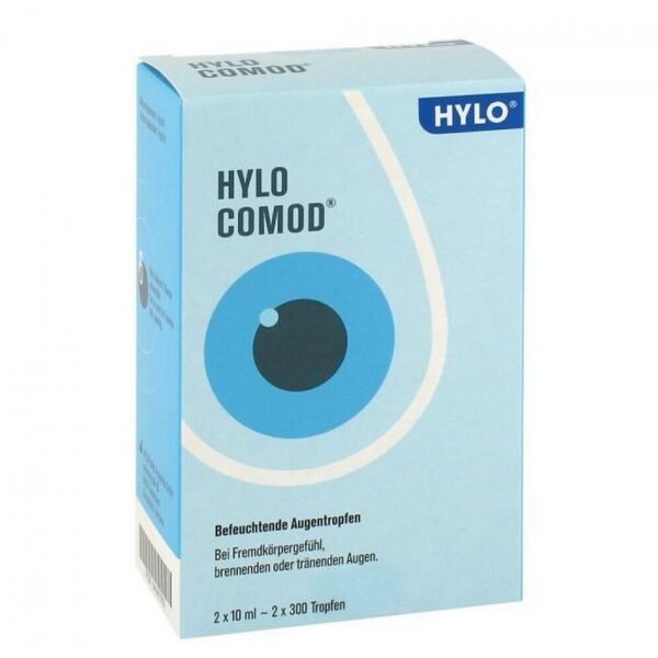HYLO-COMOD eye drops, 2x10 ml