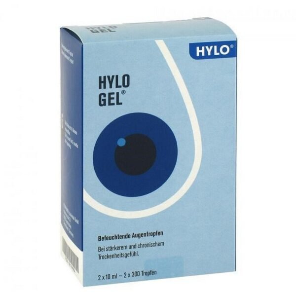 HYLO-GEL eye drops, 2x10 ml