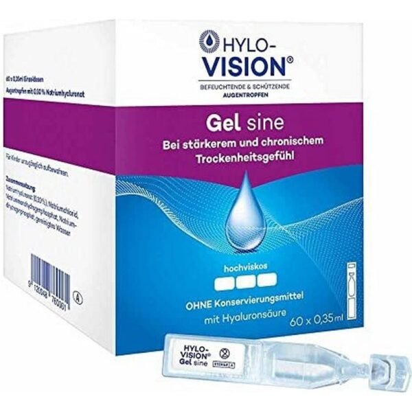 Hylo-Vision Gel Sine eye drops, 21ml (60x 0.35ml),Hylo-Vision Gel Sine Augentropfen, 21ml (60x 0.35ml)