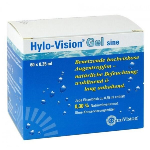 HYLO-VISION Gel sine single-dose pipettes, 60x0,35 ml