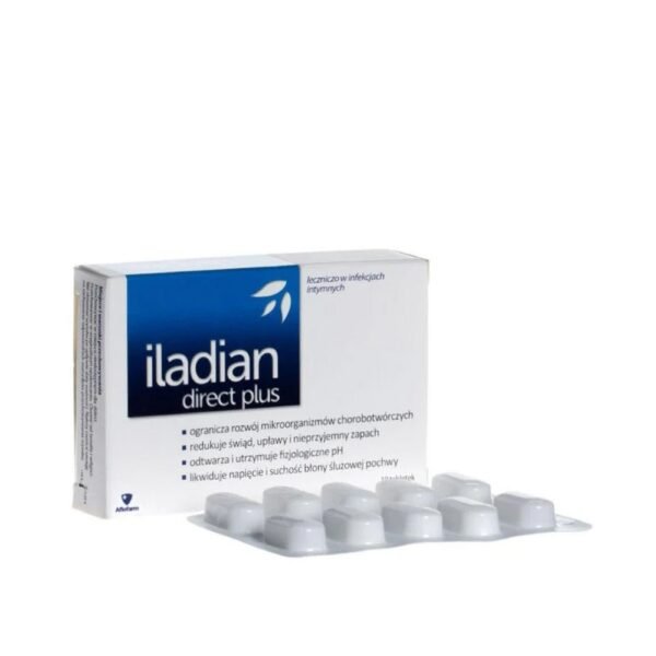 AFLOFARM Farmacja Polska Sp. z o. o.,Iladian Direct plus 10 vaginal capsules,Iladian Direct plus 10 kaps dopochwowych