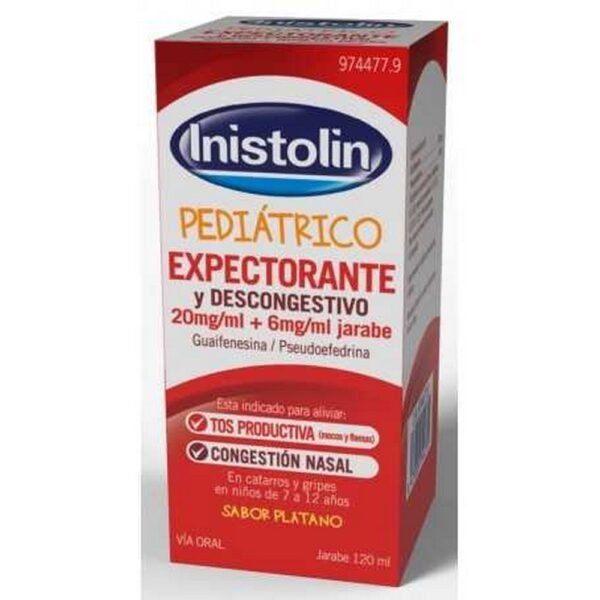 Inistolin Pediatric Expectorant Decongestant 120 ML