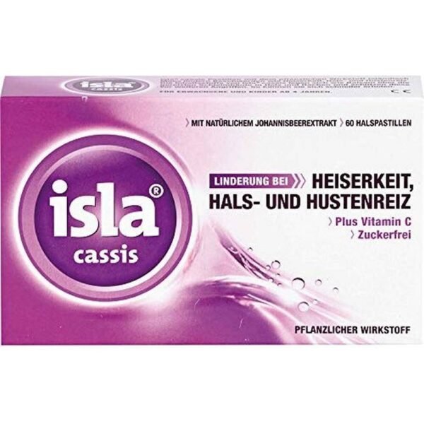 isla cassis Pastillen, 60 Stück