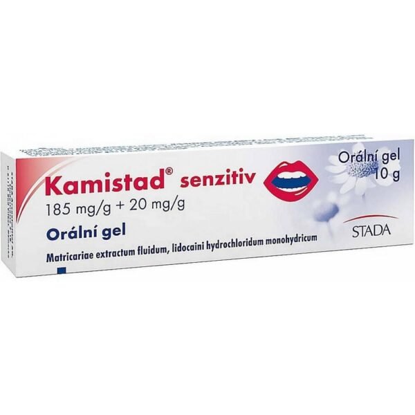 KAMISTAD SENZITIV 185MG/G+20MG/G, 1X10G