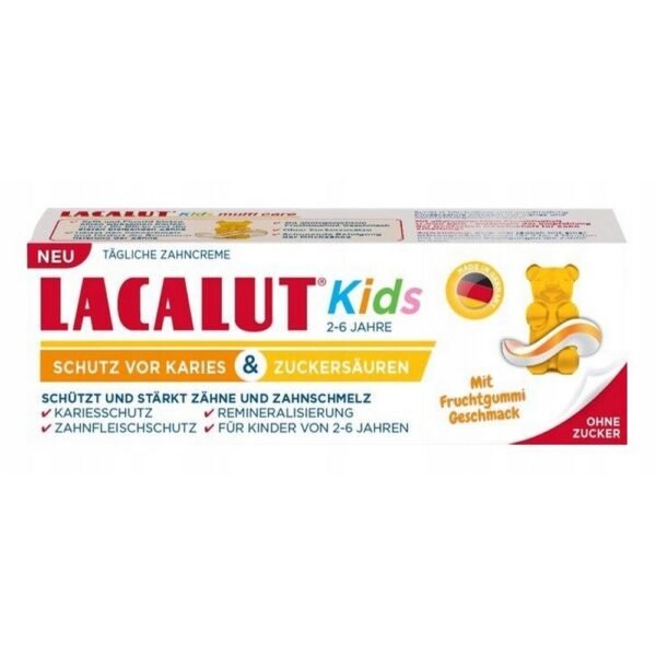 Dr. Theiss Naturwaren GmbH,LACALUT Kids Toothpaste for children from 2-6 years,LACALUT Kids Pasta do zębów dla dzieci od 2-6 lat