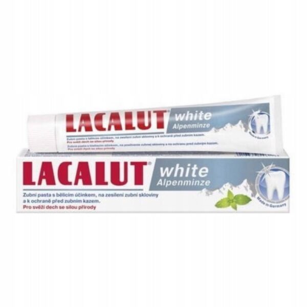 Dr. Theiss Naturwaren GmbH,Lacalut White Alpenminze Toothpaste 75 ml,Lacalut White Alpenminze Pasta do zębów 75 ml