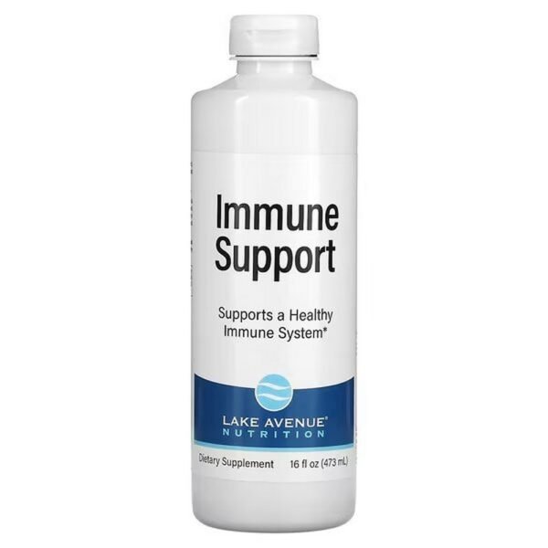 Lake Avenue Nutrition, Immune Support with Sambucus, Ashwagandha, 16 fl. oz. (473 ml),Lake Avenue Nutrition, Unterstützung des Immunsystems mit Holunder, Maqui-Beere, Ashwagandha, 473 ml (16 fl. oz.)