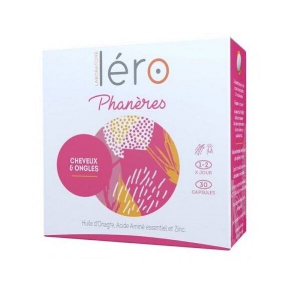 LERO DERM healthy skin 30 capsules, peau saine 30 gélules