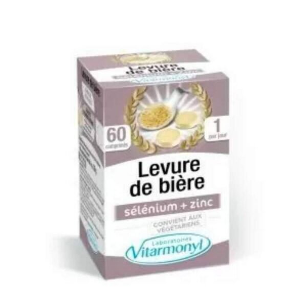 Levure de bier selenium + zinc, 60, Левюр де биер селен + цинк