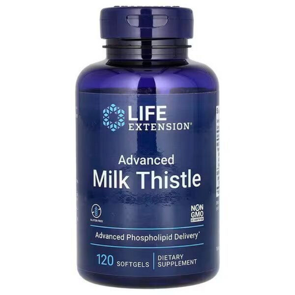 Life Extension, Advanced Milk Thistle, advanced milk thistle preparation, 120 soft capsules,Life Extension, Advanced Milk Thistle, hochentwickeltes Mariendistelpräparat, 120 Weichkapseln