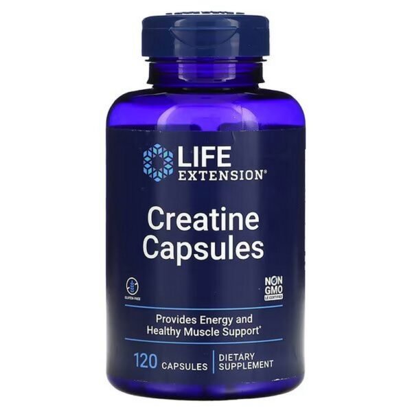 Life Extension, Creatine Capsules, 120 Capsules,Life Extension, Kreatin-Kapseln, 120 Kapseln