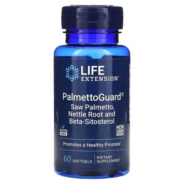 Life Extension, PalmettoGuard Saw Palmetto/Nettle Root with Beta-Sitosterol, 60 soft capsules,Life Extension, Sägepalmenbeere/Nesselwurzel mit Beta-Sitosterol, 60 Weichkapseln