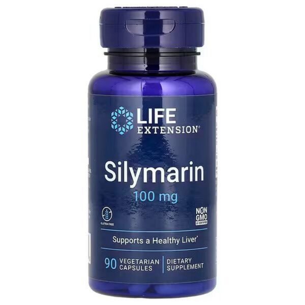Life Extension, Silymarin, 100 mg, 90 vegetable capsules,Life Extension, Silymarin, 100 mg, 90 pflanzliche Kapseln