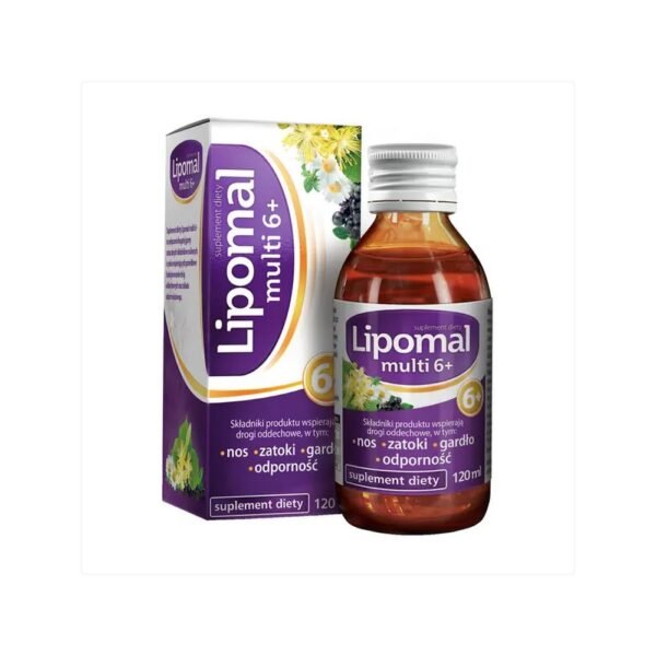 Lipomal Multi 6+ Syrup 120 Ml