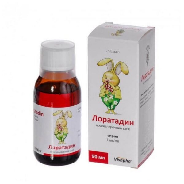 Loratadine syrup 1 mg/ml fl. 90 ml