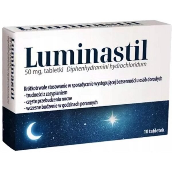 Luminastil 50 mg 10 tablets for sleep