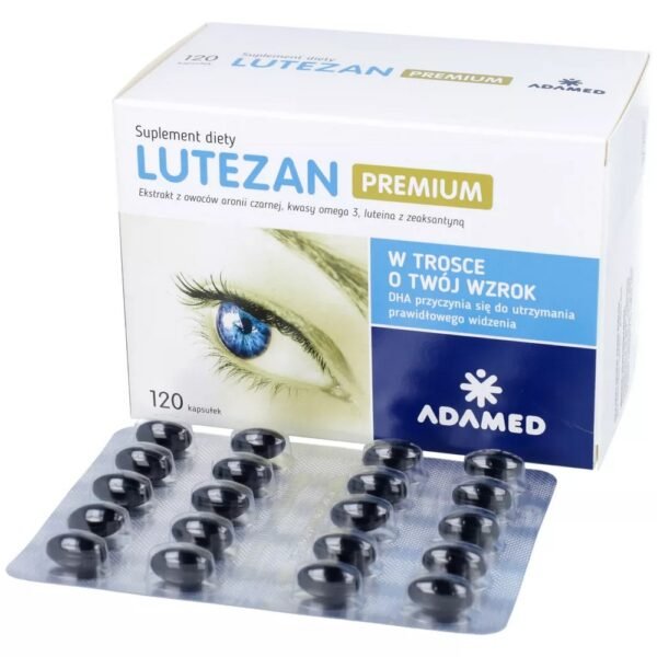 Adamed Sp. z o.o.,Lutezan Premium 120 capsules dietary supplement,Lutezan Premium 120 kapsułek suplement diety