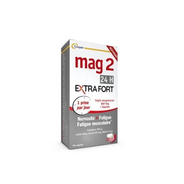 MAG-2 24H Extra strength 45 tablets,MAG-2 24H Extra fort 45 comprimés
