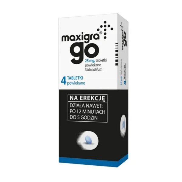 Maxigra Go 25mg, 4  pcs.