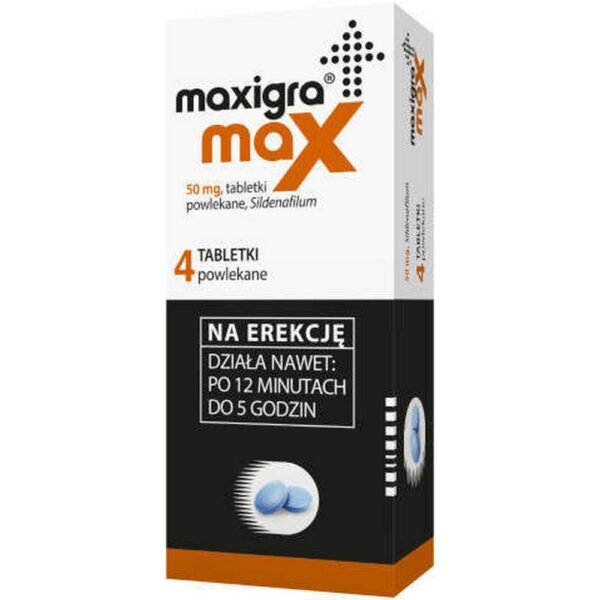 MAXIGRA Max 4 szt. Tabletki
